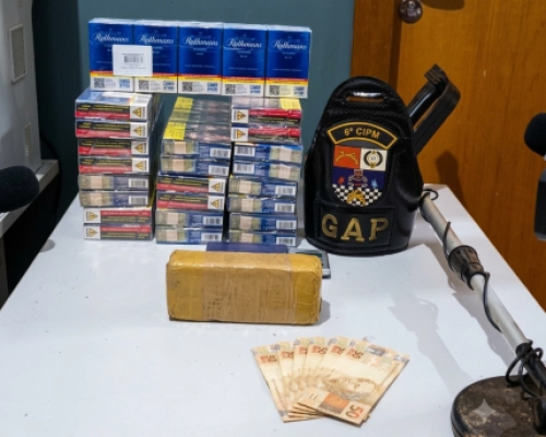 Homem é preso por tráfico de drogas em ação da PM no bairro João Godofredo, em Poconé